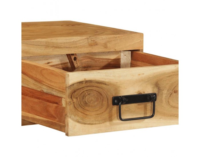 Sonata H Стенен шкаф за телевизор 80x30x19 cm Масивна дървесина Акация