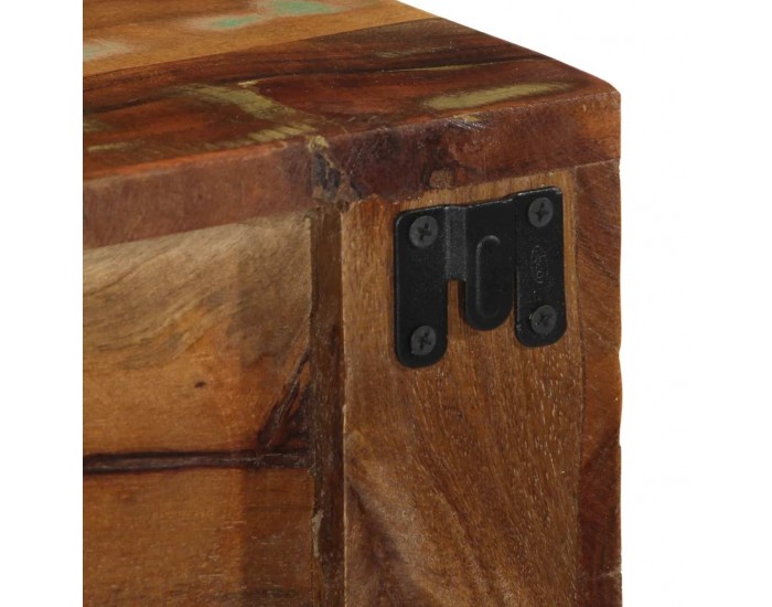 Sonata H Стенен шкаф за телевизор Масивна дървесина Възстановена