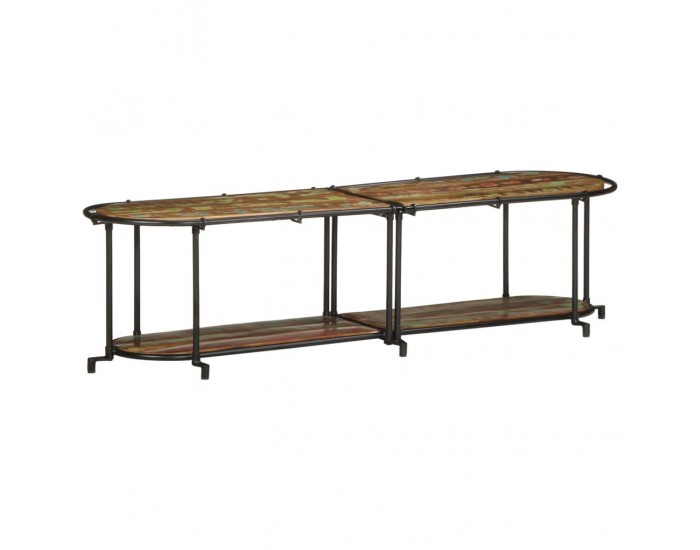 Sonata H ТВ шкаф 160x42x40 cm Масивна дървесина Възстановена