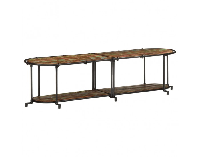 Sonata H ТВ шкаф 160x42x40 cm Масивна дървесина Възстановена