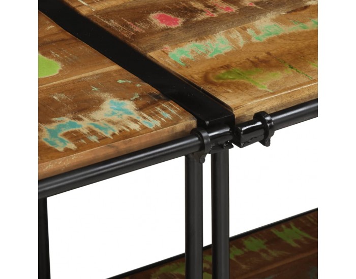 Sonata H ТВ шкаф 160x42x40 cm Масивна дървесина Възстановена