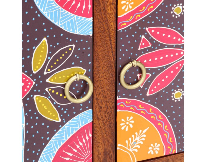 Sonata H ТВ шкаф Multicolour 110x30x40 масивна дървесина акация