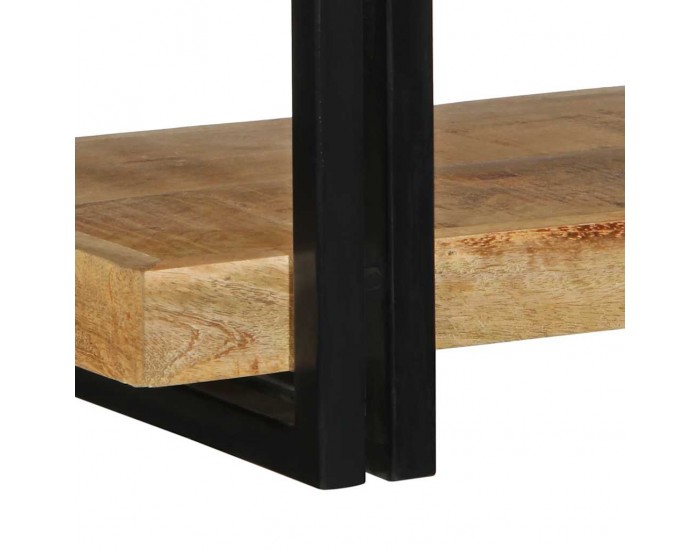 Sonata H Стенен рафт 70x33x35 cm Масивна груба дървесина Манго