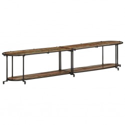 Sonata H ТВ шкаф, 200x42x40 см, масивно регенерирано дърво - ТВ шкафове