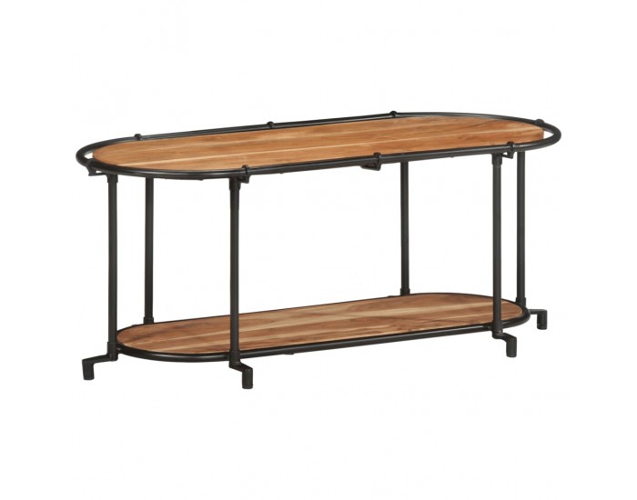 Sonata H ТВ шкаф, 100x42x40 см, масивно акациево дърво