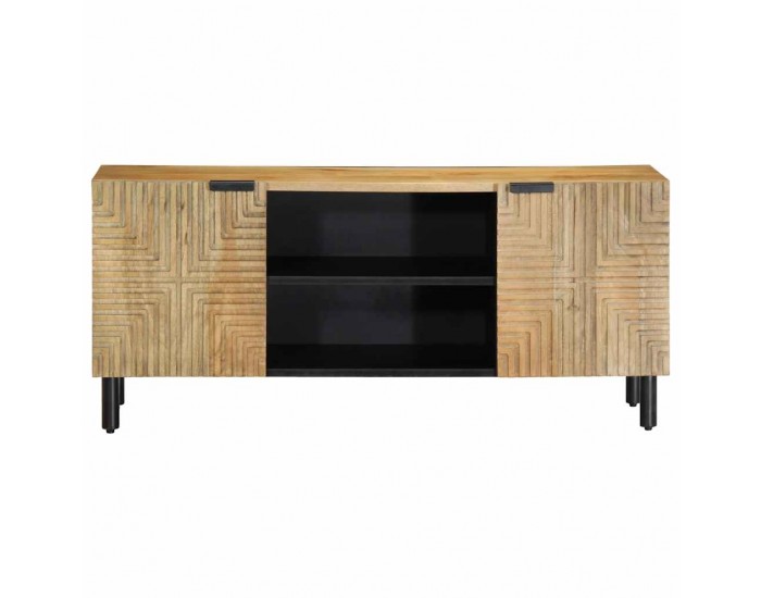 Sonata H ТВ шкаф кафяв 105x33x46 cm масивна дървесина манго