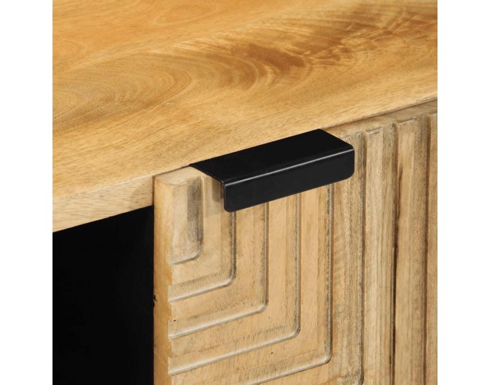 Sonata H ТВ шкаф кафяв 105x33x46 cm масивна дървесина манго