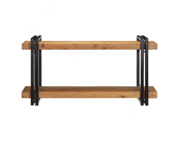 Sonata H Стенен рафт 90x33x45 cm Масивна дървесина Акация