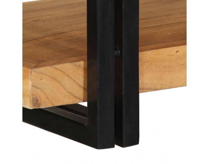 Sonata H Стенен рафт 90x33x45 cm Масивна дървесина Акация