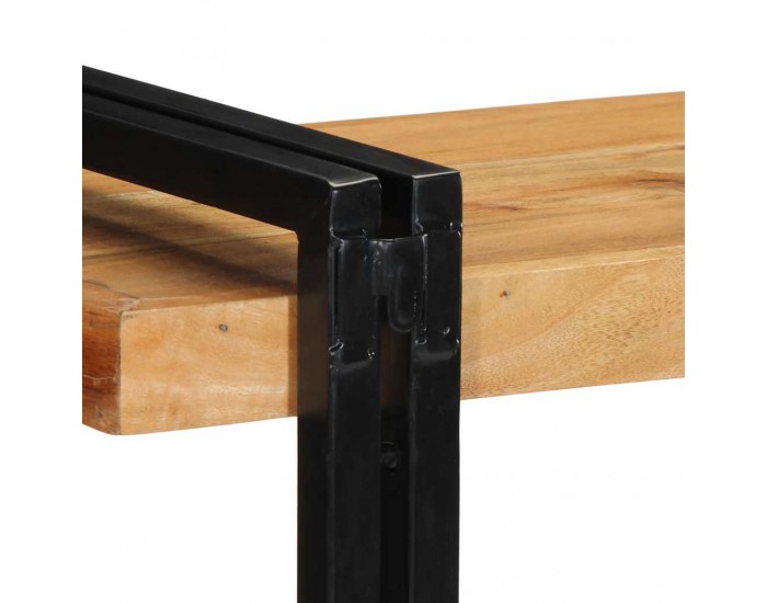 Sonata H Стенен рафт 90x33x45 cm Масивна дървесина Акация