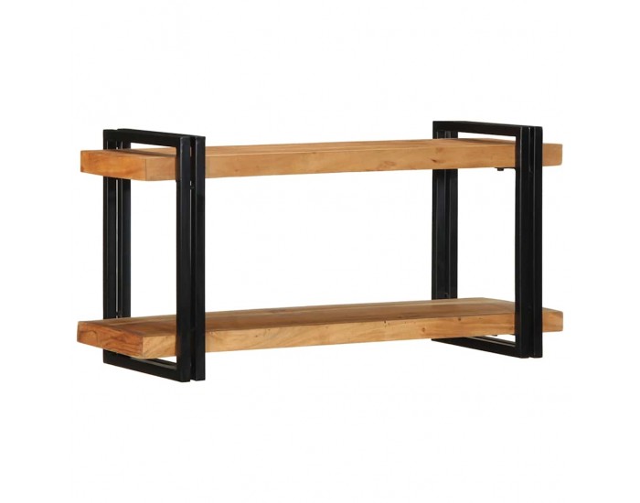 Sonata H Стенен рафт 90x33x45 cm Масивна дървесина Акация