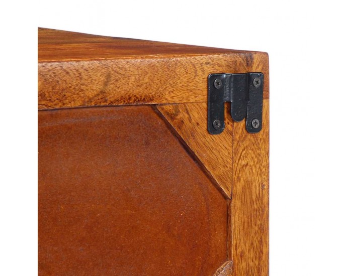 Sonata H Стенен ТВ шкаф Многоцветен 100x30x22 Масивна дървесина Акация