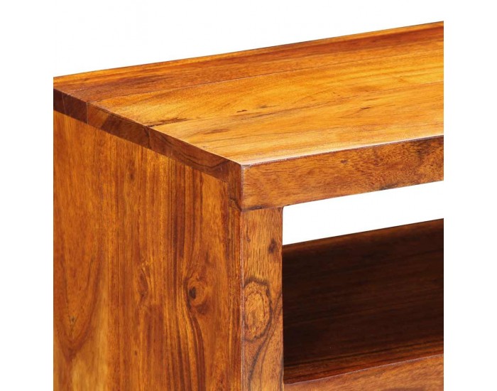 Sonata H Стенен ТВ шкаф Многоцветен 90x30x30 Масивна дървесина Акация