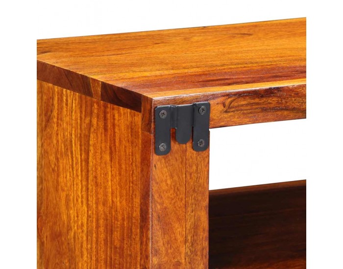 Sonata H Стенен ТВ шкаф Многоцветен 90x30x30 Масивна дървесина Акация