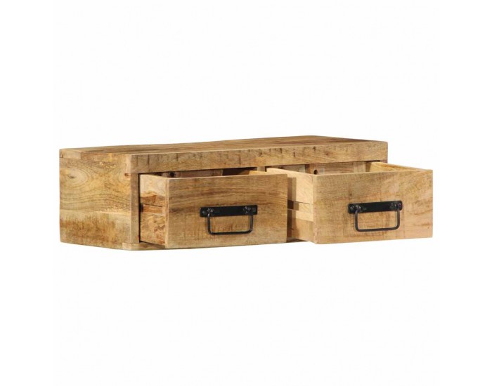 Sonata H Стенен шкаф за телевизор Масивна груба дървесина Манго