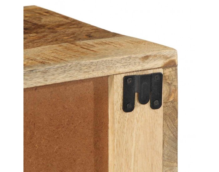 Sonata H Стенен шкаф за телевизор Масивна груба дървесина Манго