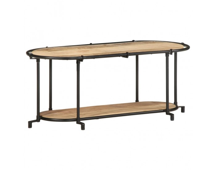 Sonata H ТВ шкаф, 100x42x40 см, грубо мангово дърво масив