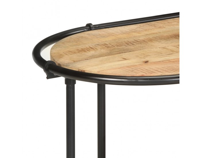 Sonata H ТВ шкаф, 100x42x40 см, грубо мангово дърво масив