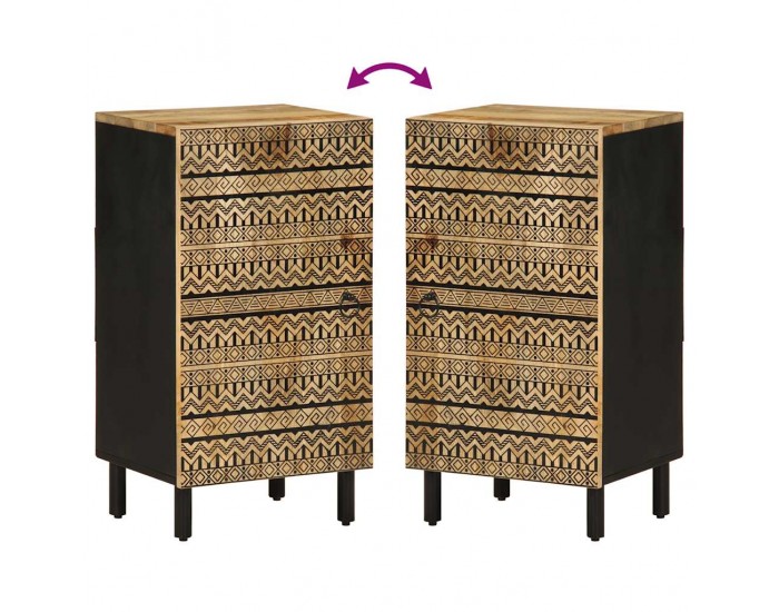 Sonata H Бюфет 40x33,5x75 см грубо мангово дърво масив