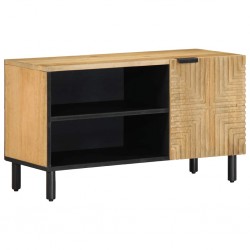 Sonata H TV шкаф кафяв 80x31,5x46 cm масивна дървесина манго - ТВ шкафове