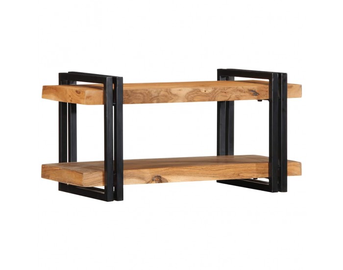 Sonata H Стенен рафт 70x33x35 cm Масивна дървесина Акация