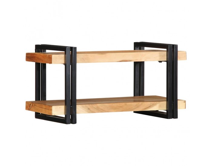 Sonata H Стенен рафт 70x33x35 cm Масивна дървесина Акация