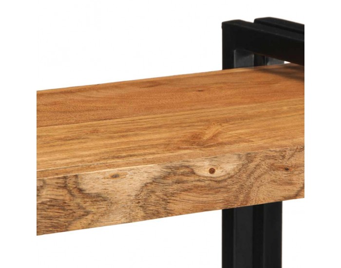 Sonata H Стенен рафт 70x33x35 cm Масивна дървесина Акация