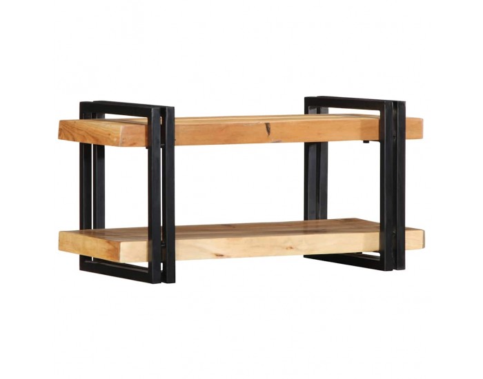 Sonata H Стенен рафт 70x33x35 cm Масивна дървесина Акация