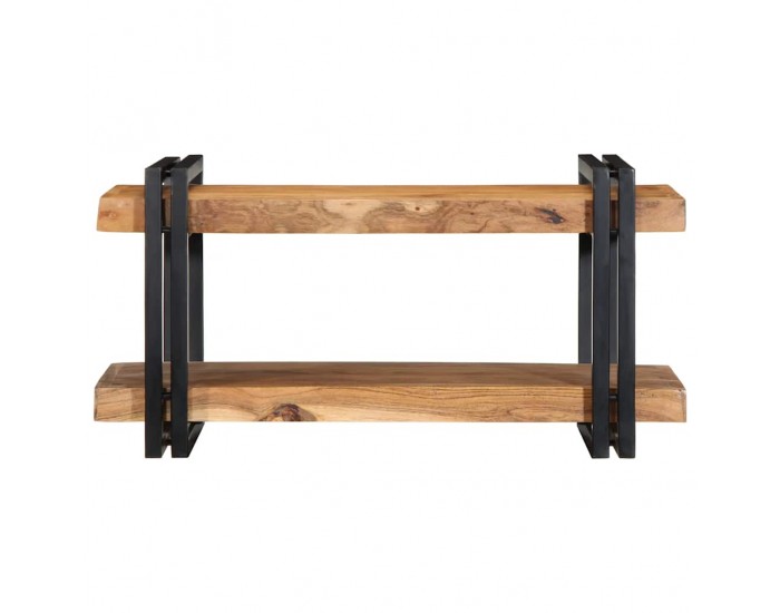 Sonata H Стенен рафт 70x33x35 cm Масивна дървесина Акация