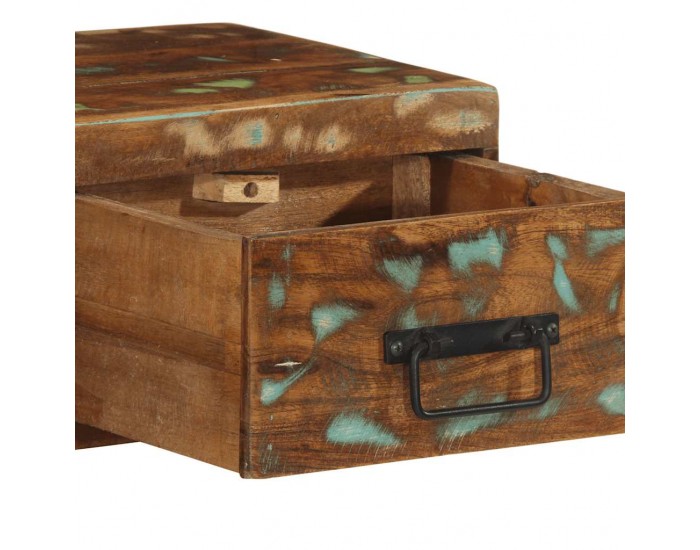 Sonata H Стенен шкаф за телевизор Масивна дървесина Възстановена