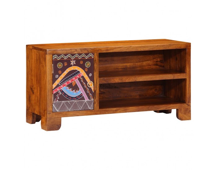 Sonata H ТВ шкаф Multicolour 90x30x45 масивна дървесина акация