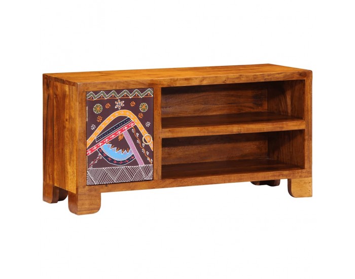 Sonata H ТВ шкаф Multicolour 90x30x45 масивна дървесина акация