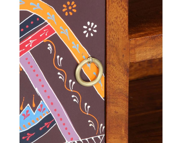 Sonata H ТВ шкаф Multicolour 90x30x45 масивна дървесина акация