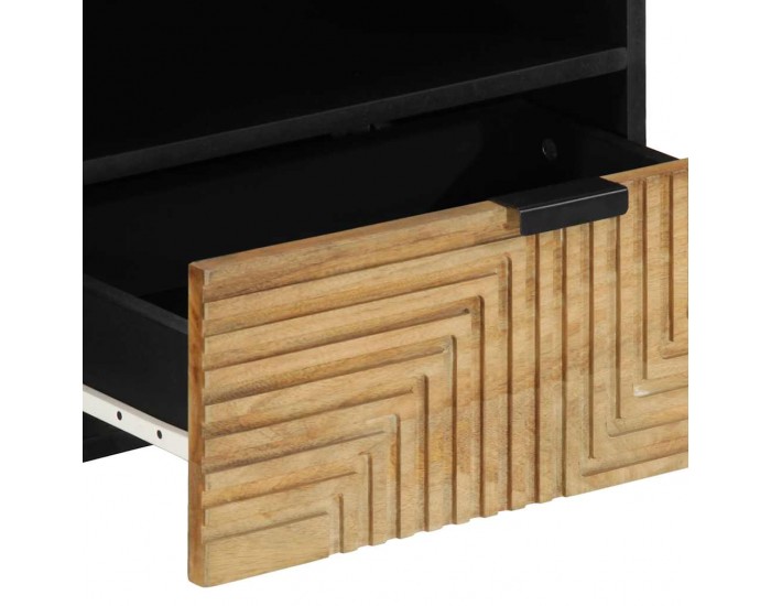 Sonata H TV шкаф кафяв 80x33x46 cm масивна дървесина манго