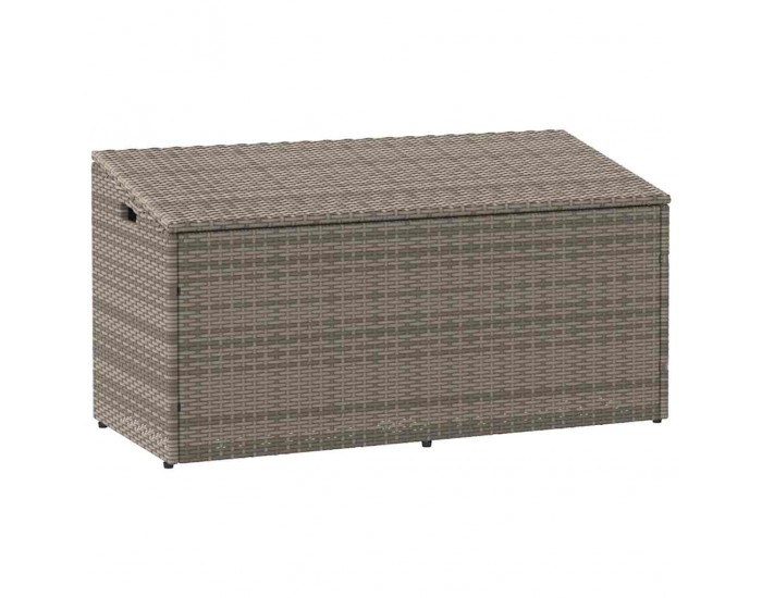 Sonata H Кутия за съхранение в градината сива 110x50x58 cm Поли ратан Sonata H Кутия за съхранение в градината сива 110x50x58 cm Поли ратан