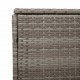 Sonata H Кутия за съхранение в градината сива 110x50x58 cm Поли ратан Sonata H Кутия за съхранение в градината сива 110x50x58 cm Поли ратан