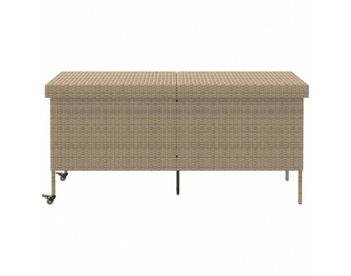 Sonata H Градинска кутия за съхранение с колела Бежова 160x55x75 cm Sonata H Градинска кутия за съхранение с колела Бежова 160x55x75 cm