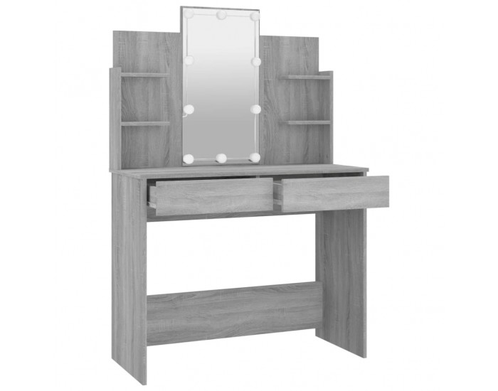 Sonata H Тоалетка с LED, сив сонома, 96x40x142 см Sonata H Тоалетка с LED, сив сонома, 96x40x142 см