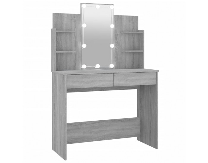 Sonata H Тоалетка с LED, сив сонома, 96x40x142 см Sonata H Тоалетка с LED, сив сонома, 96x40x142 см