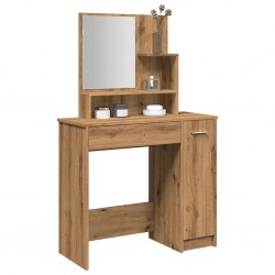 Sonata H Тоалетка с огледало, дъб артизан, 86,5x35x136 см - Тоалетки и Огледала