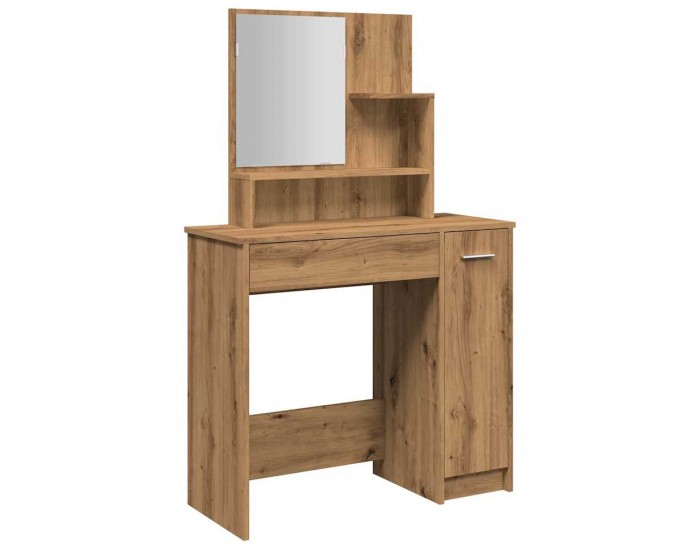Sonata H Тоалетка с огледало, дъб артизан, 86,5x35x136 см