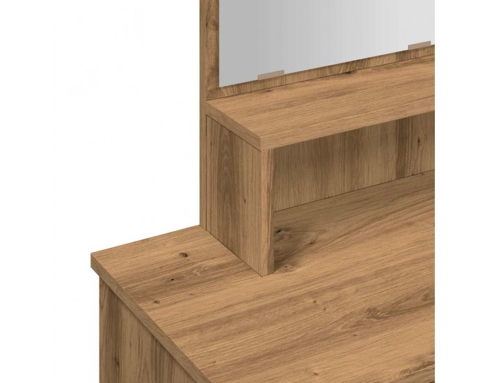 Sonata H Тоалетка с огледало, дъб артизан, 86,5x35x136 см