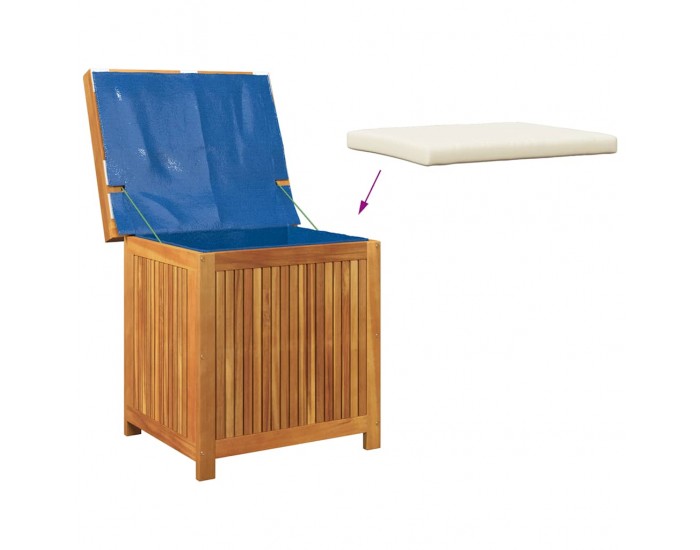 Sonata H Градинска ракла, 60x50x61 см, акация масив Sonata H Градинска ракла, 60x50x61 см, акация масив