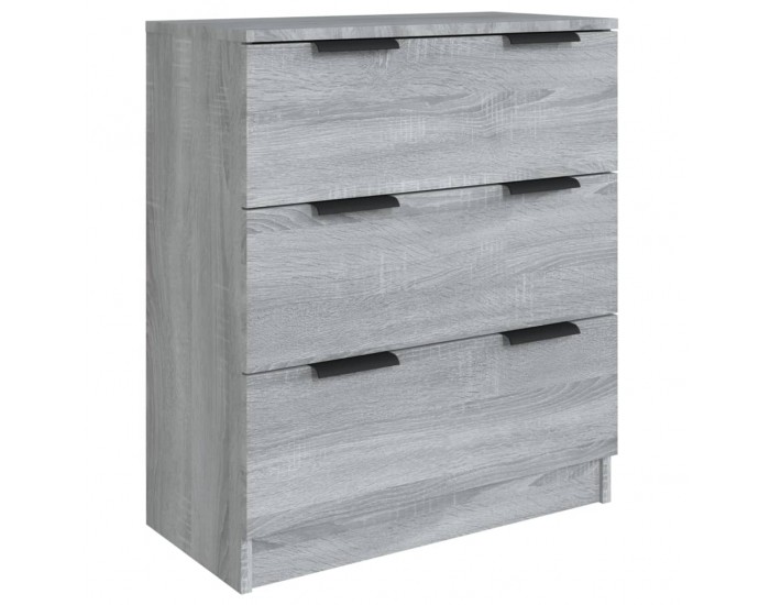 Sonata H Бюфет от 3 части, сив сонома, инженерно дърво