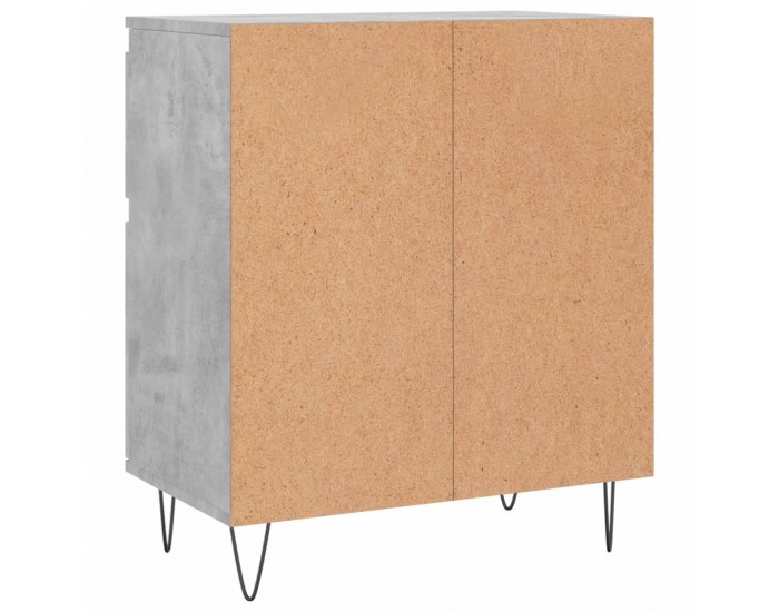 Sonata H Сайдборд, бетонно сив, 60x35x70 см, инженерно дърво