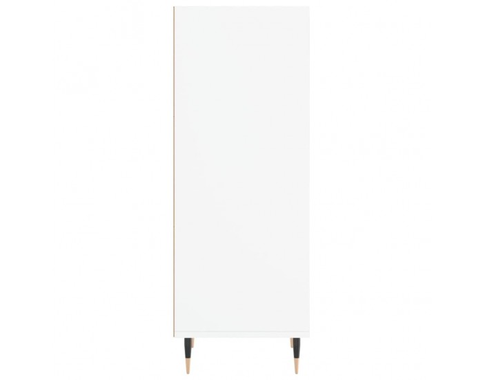 Sonata H Сайдборд, бял, 34,5x32,5x90 см, инженерно дърво