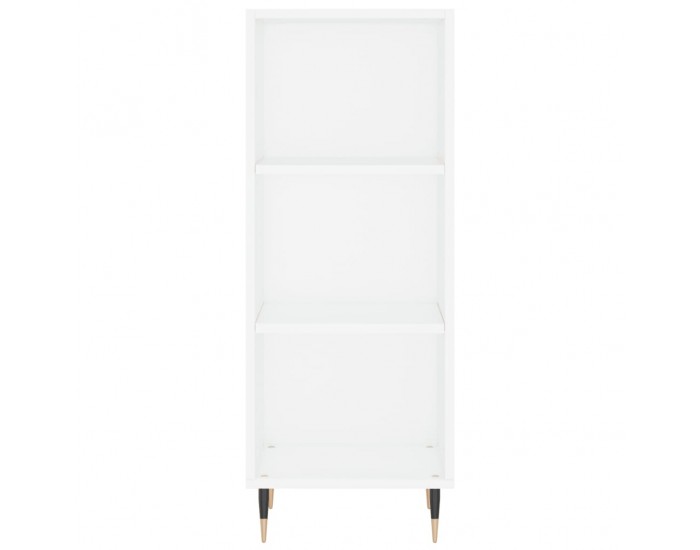 Sonata H Сайдборд, бял, 34,5x32,5x90 см, инженерно дърво