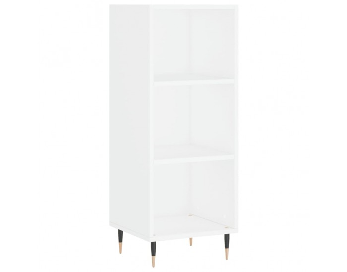 Sonata H Сайдборд, бял, 34,5x32,5x90 см, инженерно дърво