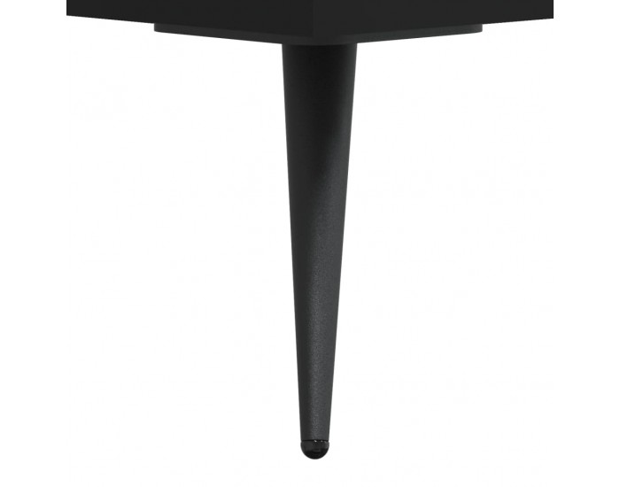 Sonata H Шкаф с рафтове, черен, 34,5x32,5x90 см, инженерно дърво