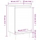 Sonata H Бюфет бетонно сив 40x35x70 см инженерно дърво Sonata H Бюфет бетонно сив 40x35x70 см инженерно дърво